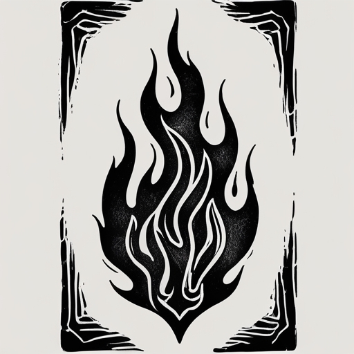 Arcane Flame Tattoo idea
