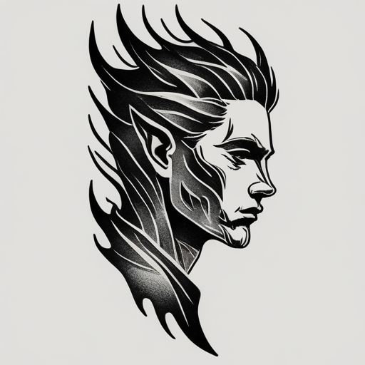 Frostfire’s Shadow Tattoo idea