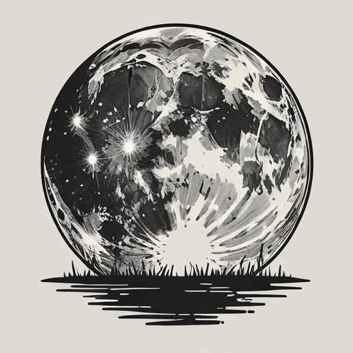 Moonlit Shadow Tattoo idea