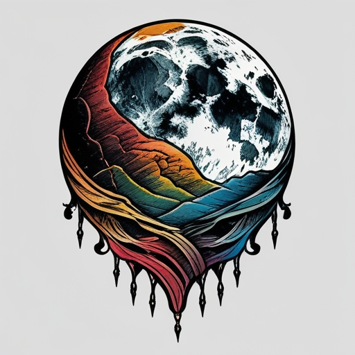 Tears of the Shattered Moon Tattoo idea
