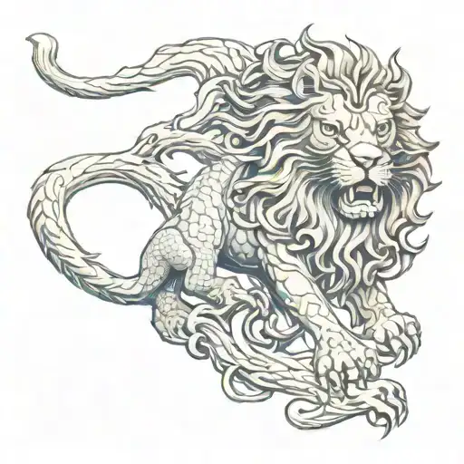 Lion & Dragon Wrapped