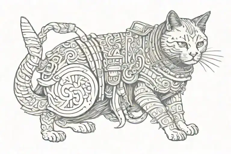 Samurai Cat
