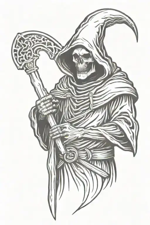 Grim Reaper Holding