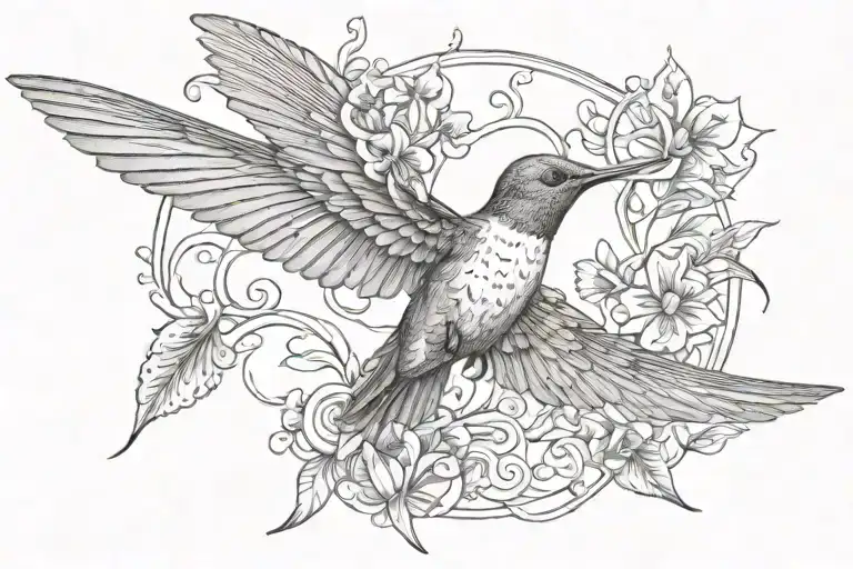 Hummingbird Surrounded