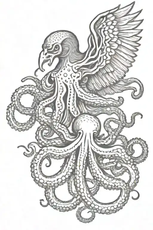 Octopus And Eagle