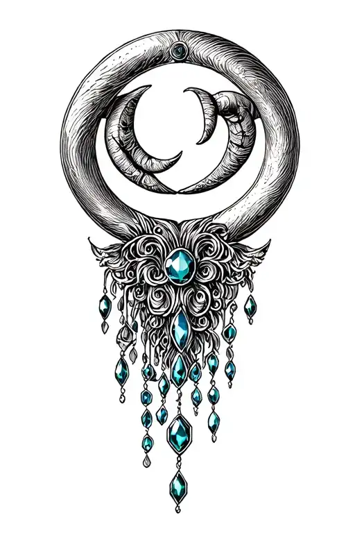 Moon Jewels Aries And Virgo Symbol