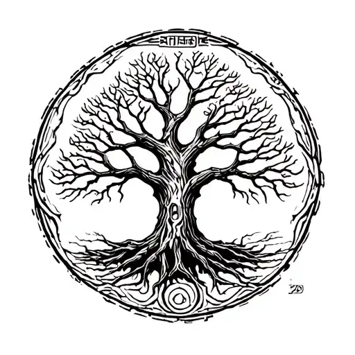 Tree Of Gondor Mixed With Elden Ring Rune