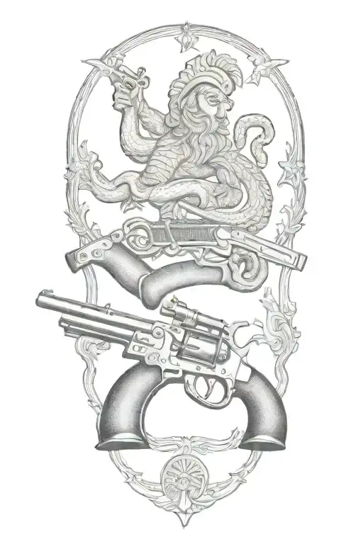 Don't Tread On Me Flintlock Pistols