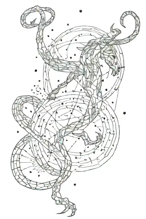 Capricorn Constellation Intertwined