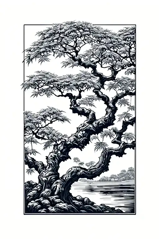 Japanese Maple Tree With Leaves