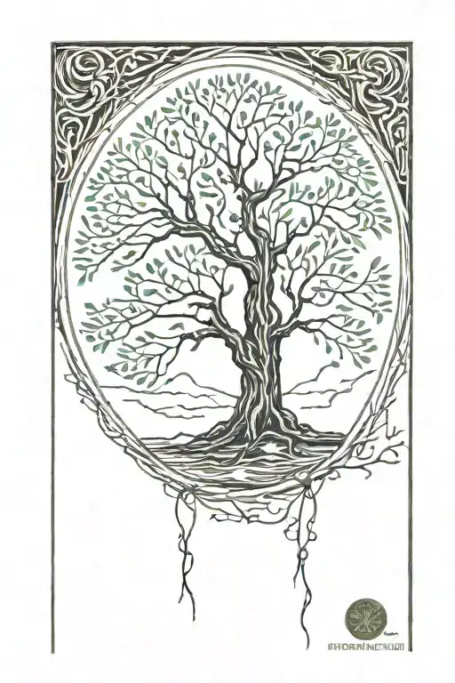 Willow Tree With Gem Stone