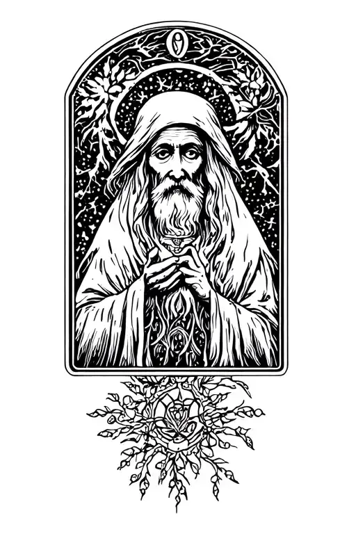 The Hermit Tarot Card