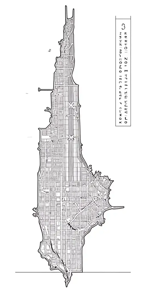 New York Map Outline