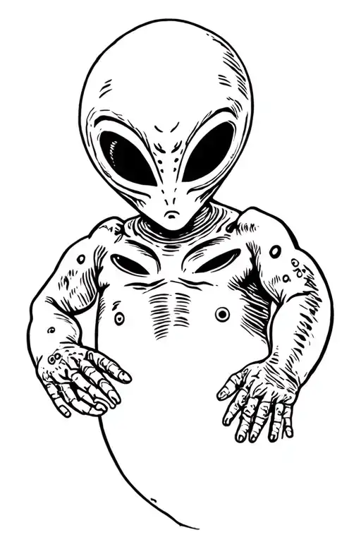 Alien Creepy Baby