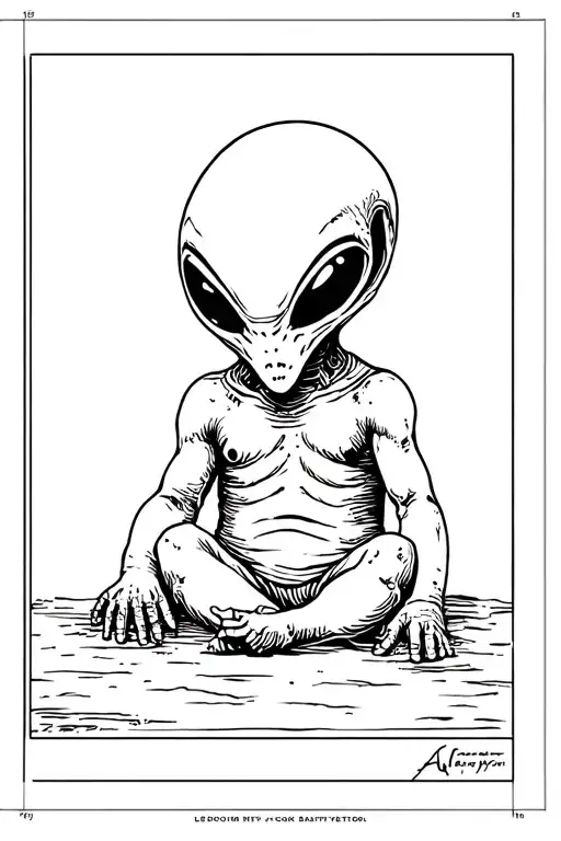 Alien Creepy Baby