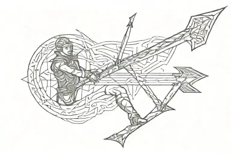 Arrow On The Arm Sleeve