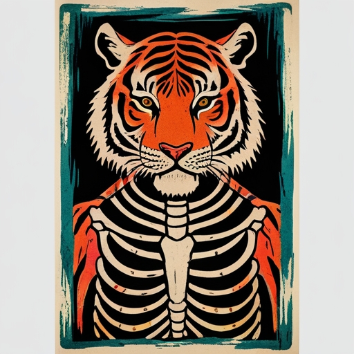 Tiger Skeleton