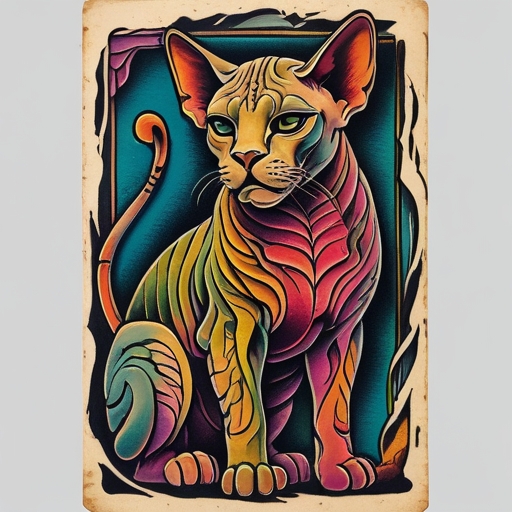 Colorful Sphynx