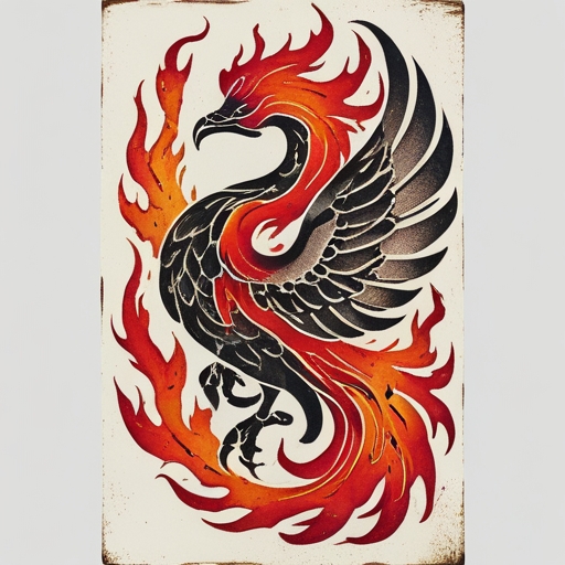 Phoenix’s Flame’s Embrace