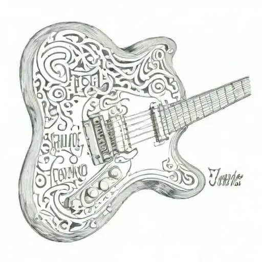 Guitar Name Written Chronical