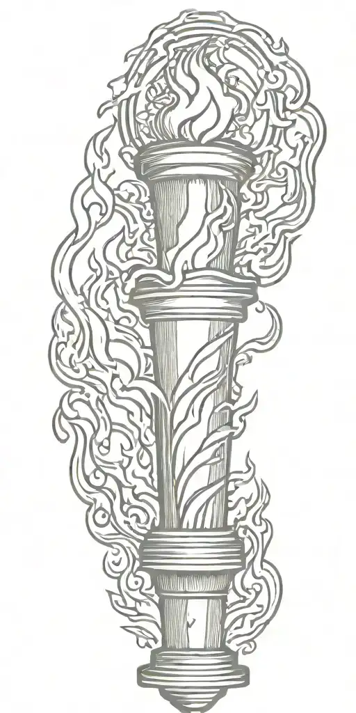 Flaming Torch