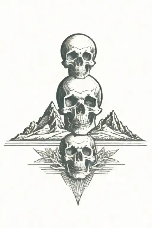 Skull Surrounded My Mountain