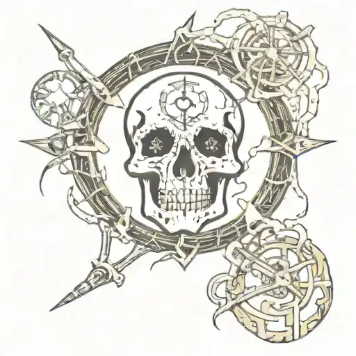 Cyber Sigil Skeleton