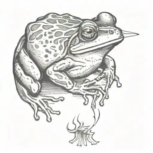 Frog Smoking