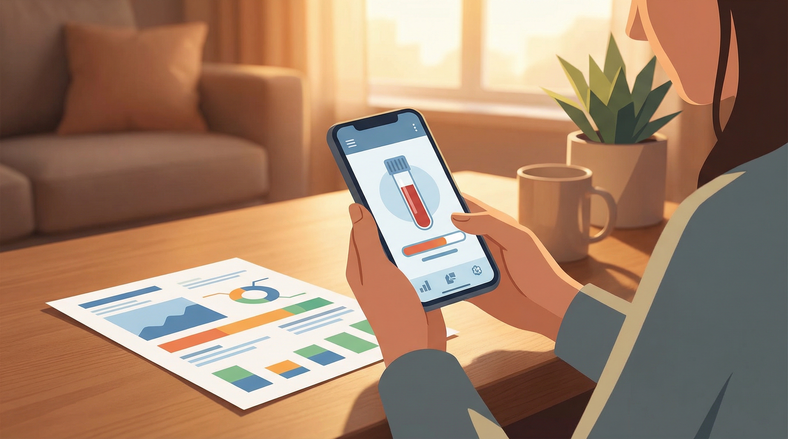 Загрузка фото анализов для расшифровки ИИ