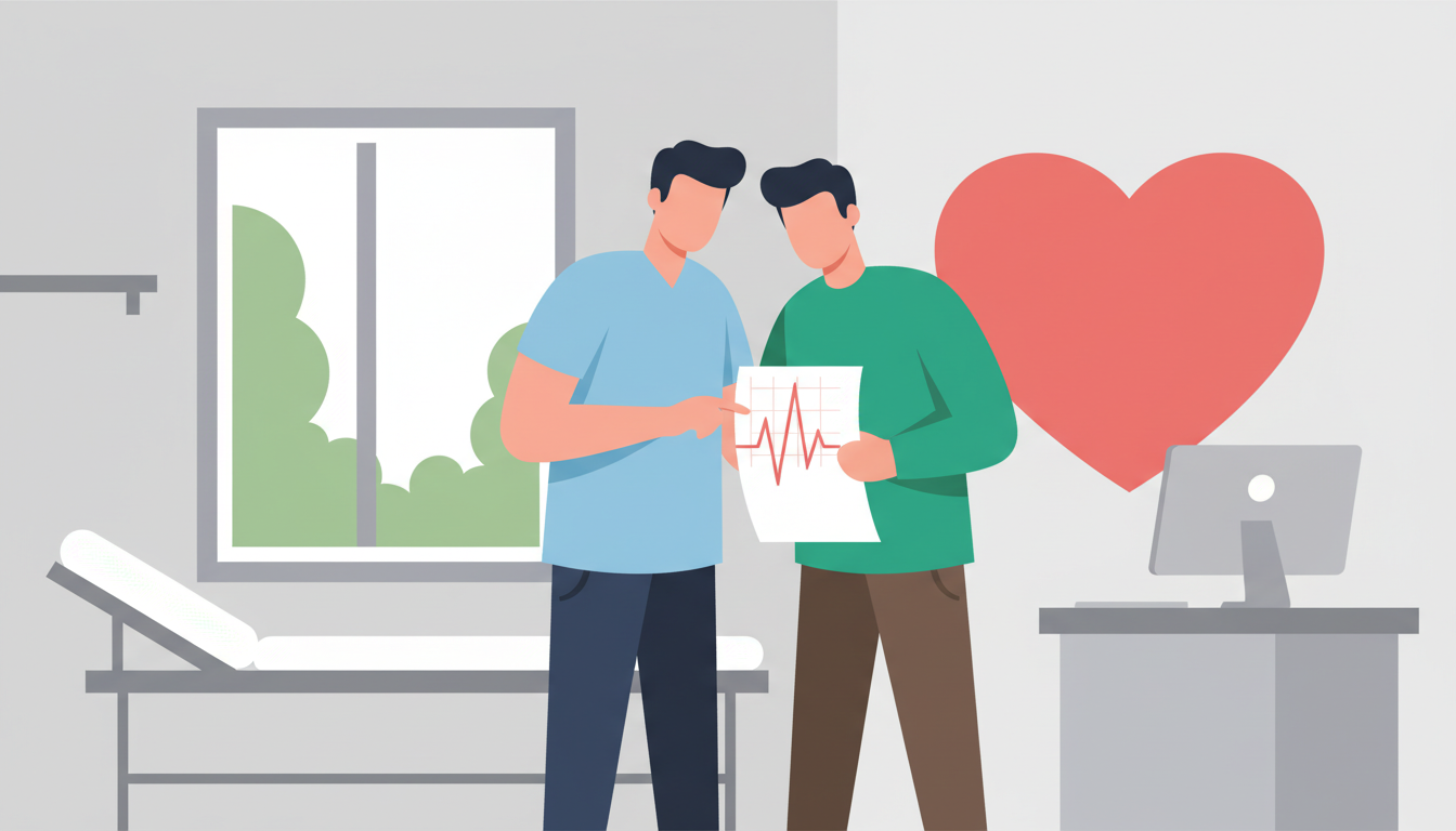 Консультация кардиолога и обсуждение результатов для профилактики болезней сердца