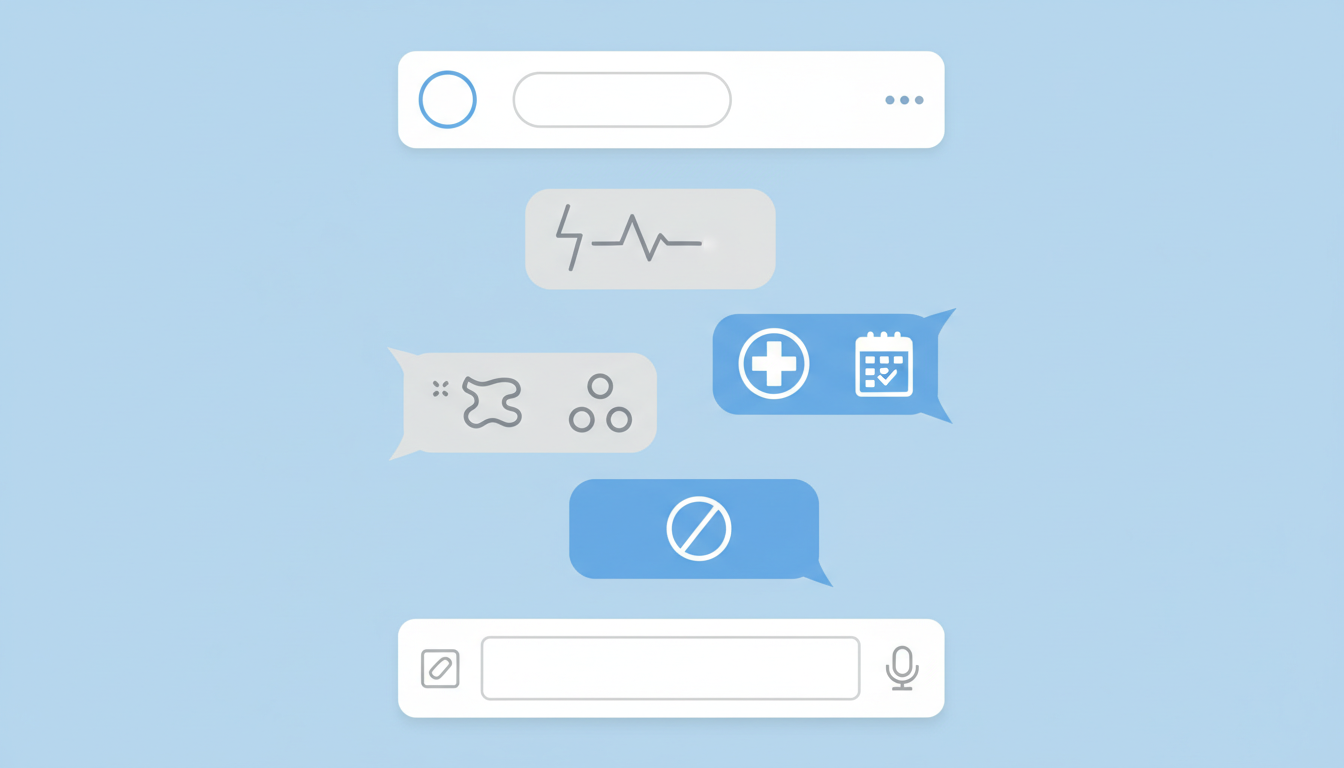 Интерфейс чата с ИИ врачом