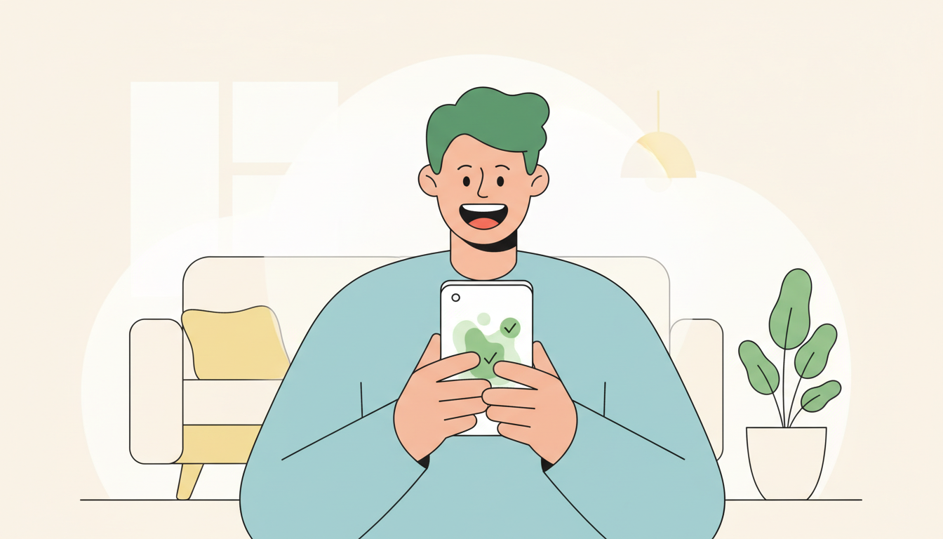 Пациент, доволен результатами анализов после расшифровки