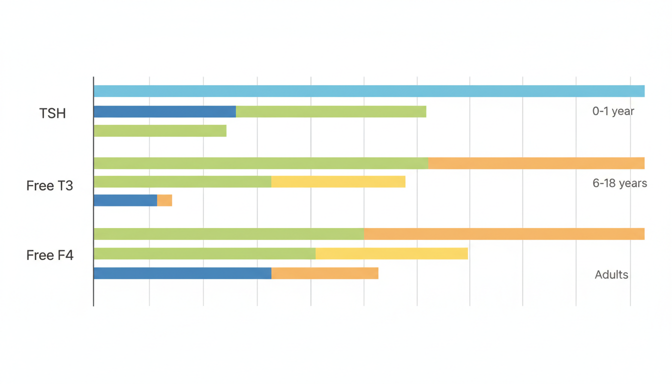 Справочная таблица норм гормонов щитовидной железы по возрастам