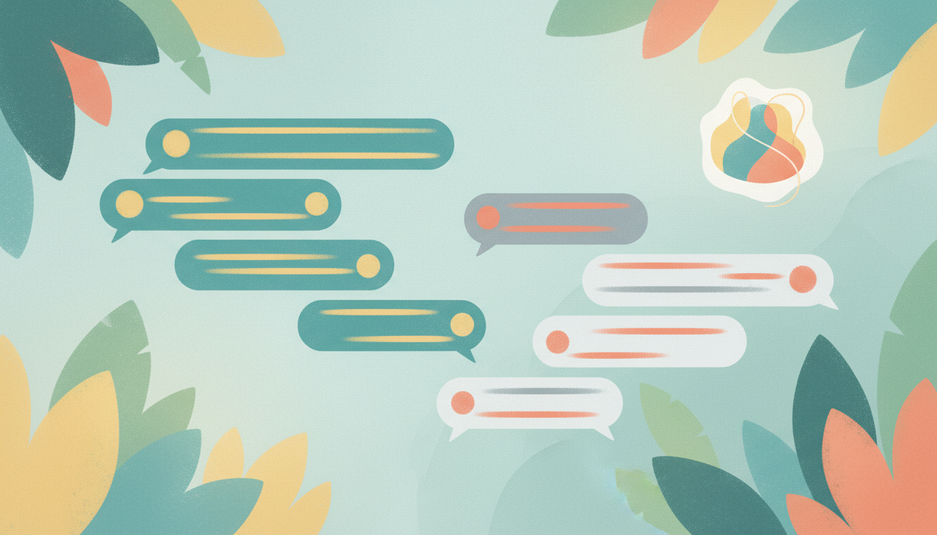 Текстовый диалог в чате с психологом выглядит как обычная переписка в мессенджере