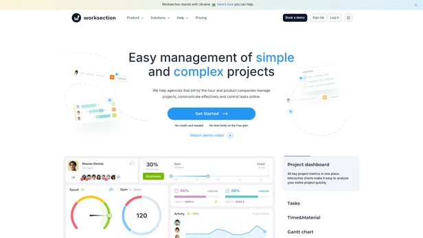 Worksection - система управления проектами