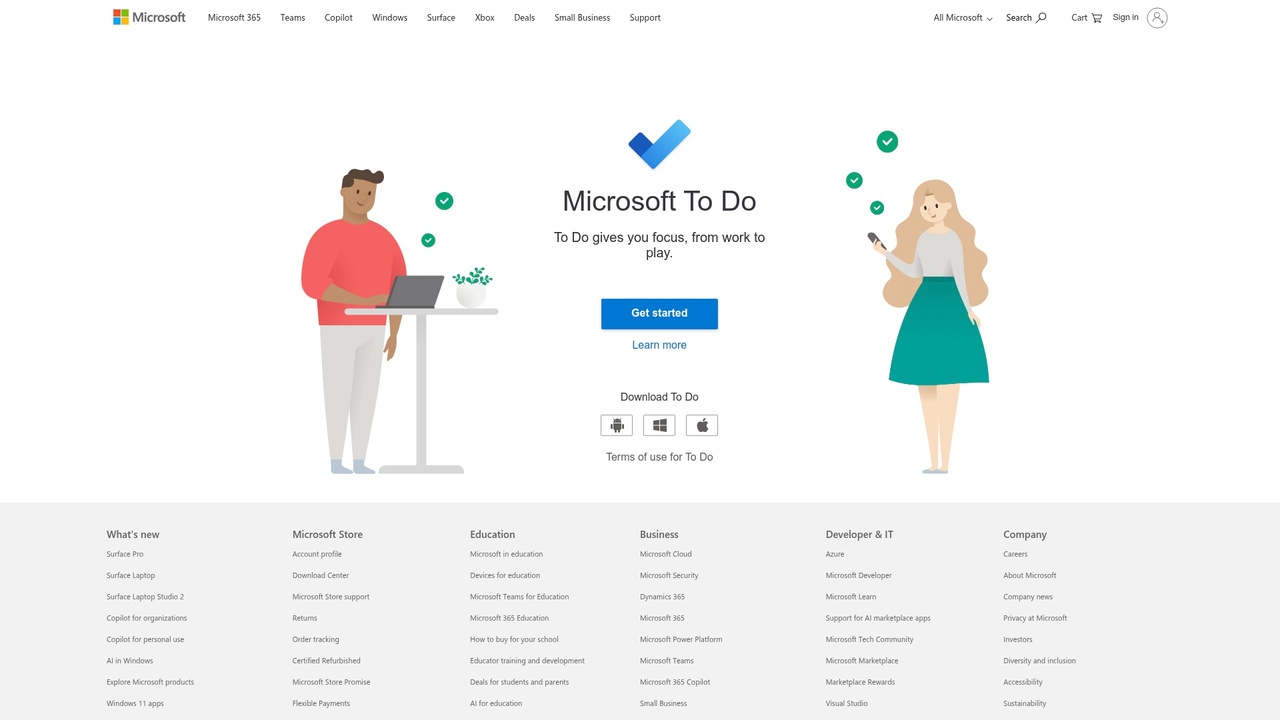 Microsoft To Do приложение