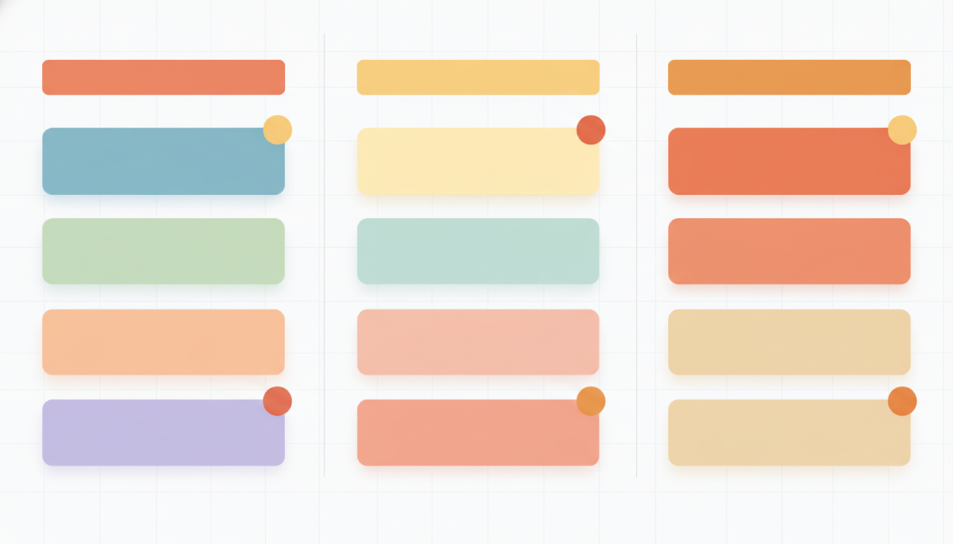 Интерфейс канбан-доски для управления задачами