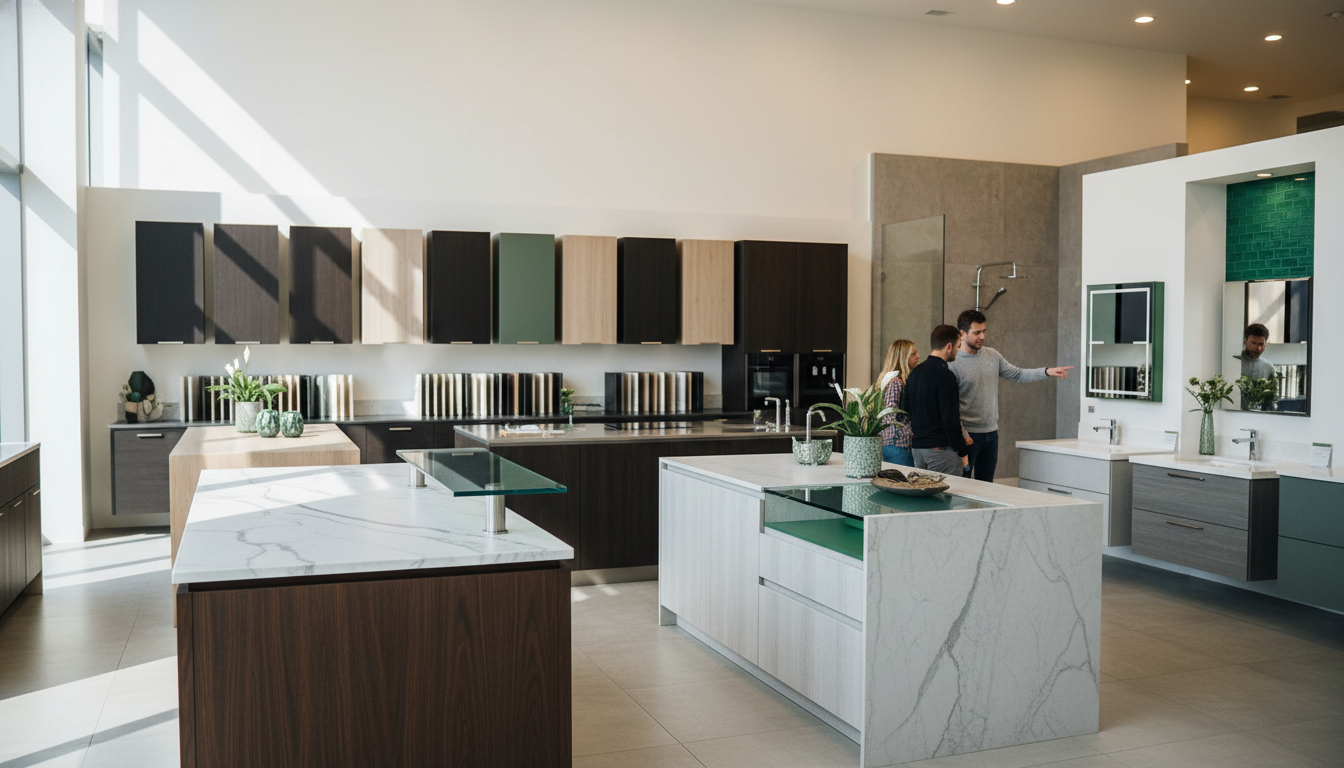 Kitchen and bath showroom display area in Seattle